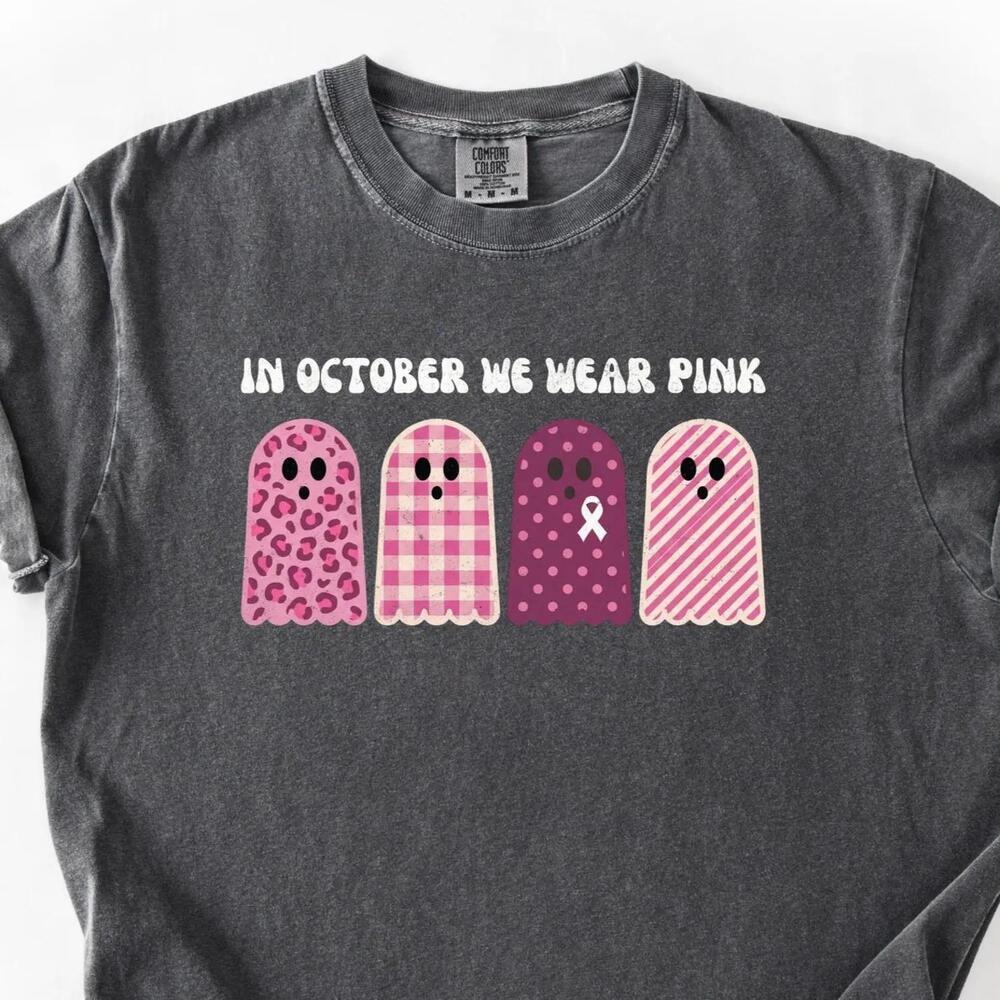Leopard Ghost Shirt, In October We Wear Tee,